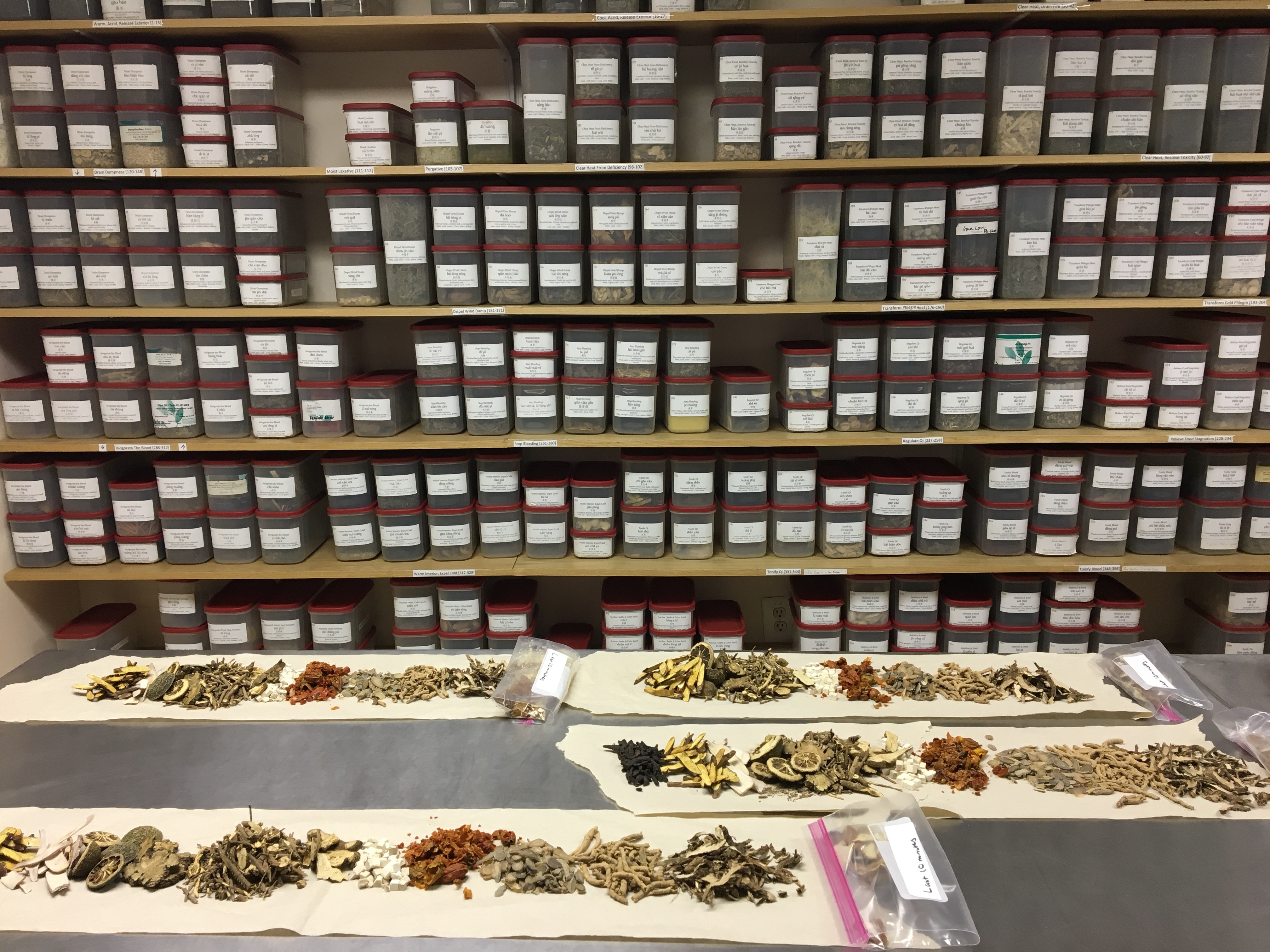 Chinese herbal medicine dispensary